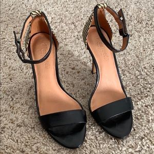 Madewell Pumps Black with Print size 7